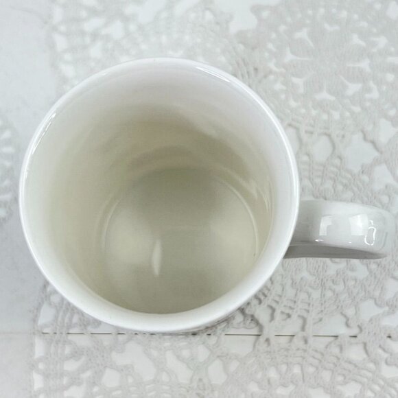 Fisher Home Set of 4 Bone China Coffee Mugs Floral Christian Inspirational 8 Oz - Picture 7 of 10